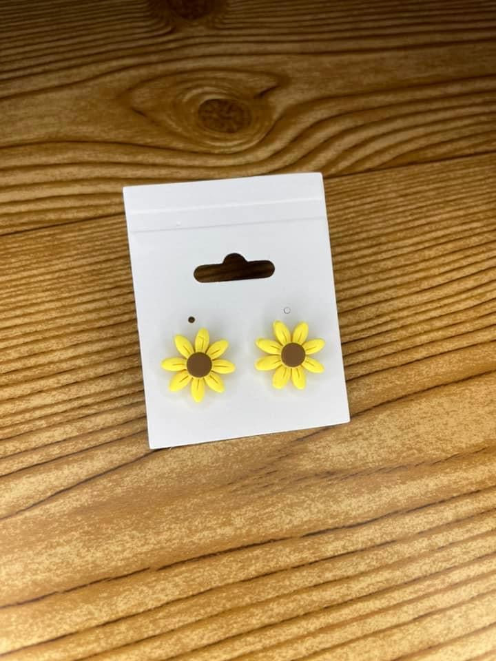 Sunflower earrings