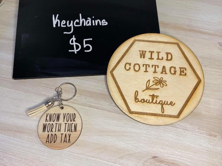 Wooden Keychains