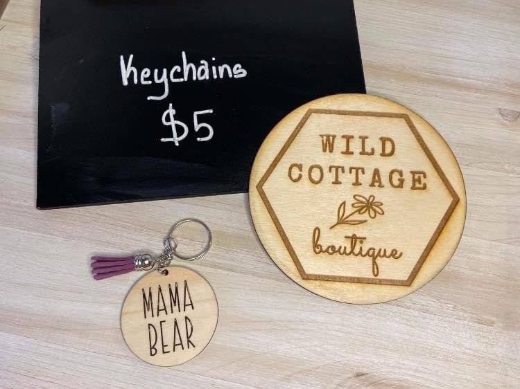 Wooden Keychains