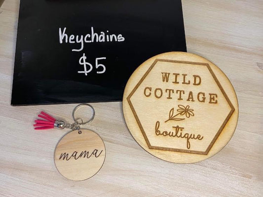 Wooden Keychains