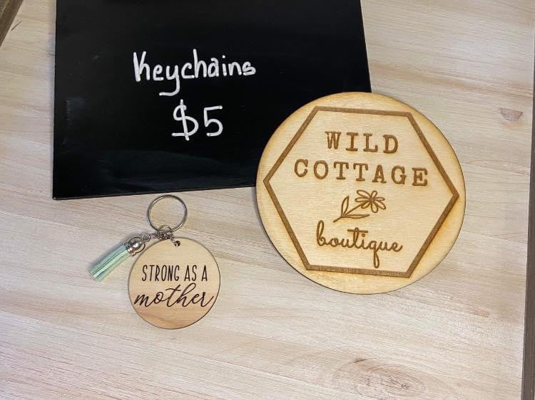 Wooden Keychains