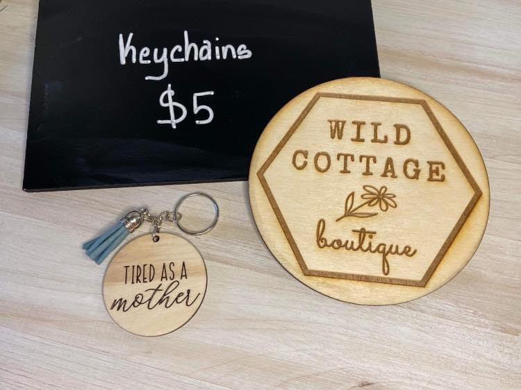 Wooden Keychains