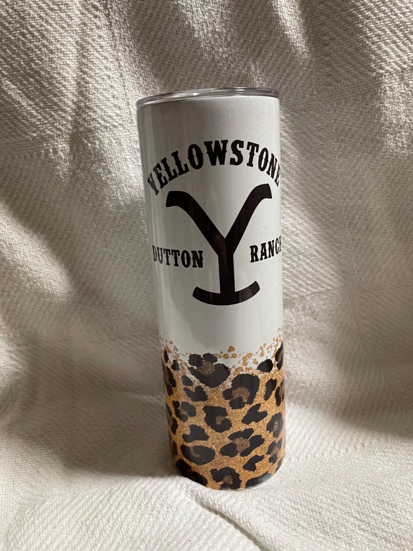 Yellowstone cheetah tumbler