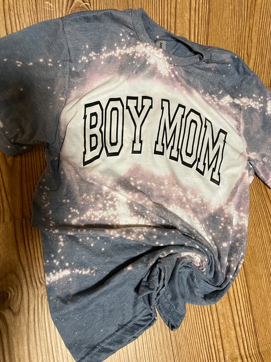 Boy mom adult t-shirt