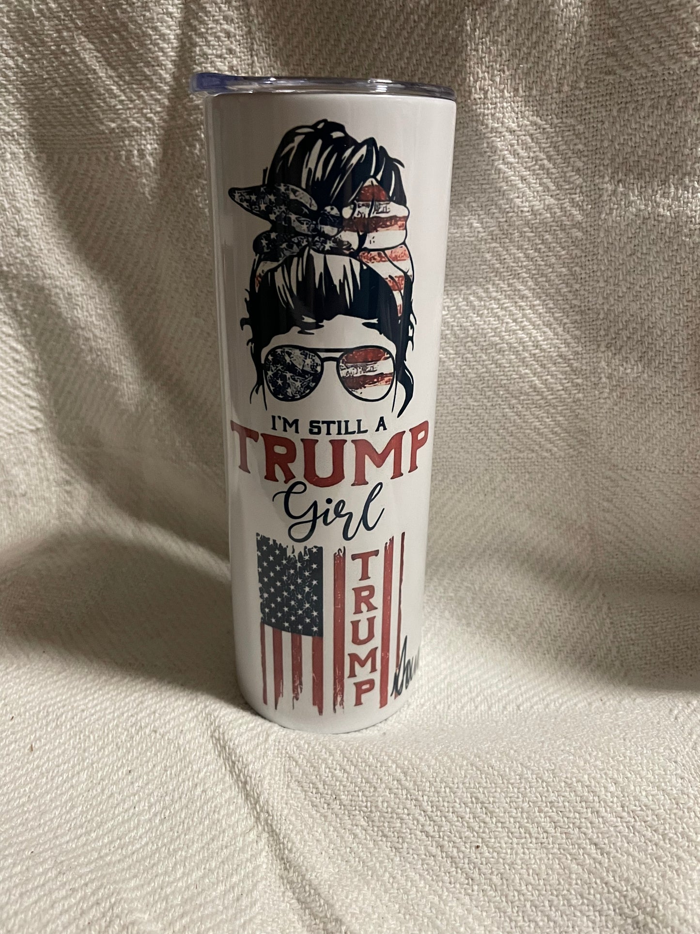 Trump girl tumbler