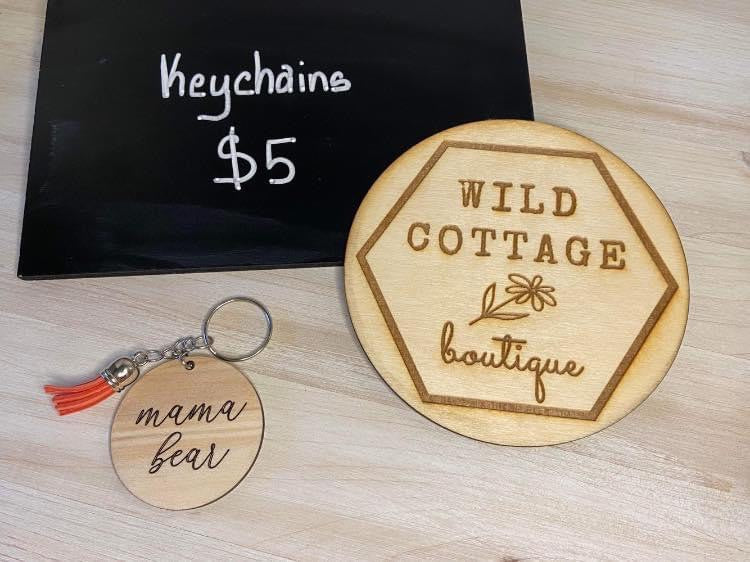 Wooden Keychains